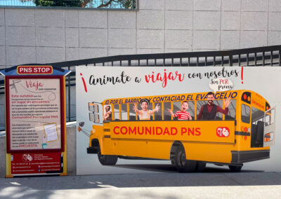 Campaña Autobús Comunidad PNS. Parroquia Nuestra Señora del Sagrado Corazón. MSC