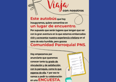 Campaña Autobús Comunidad PNS. Parroquia Nuestra Señora del Sagrado Corazón. MSC