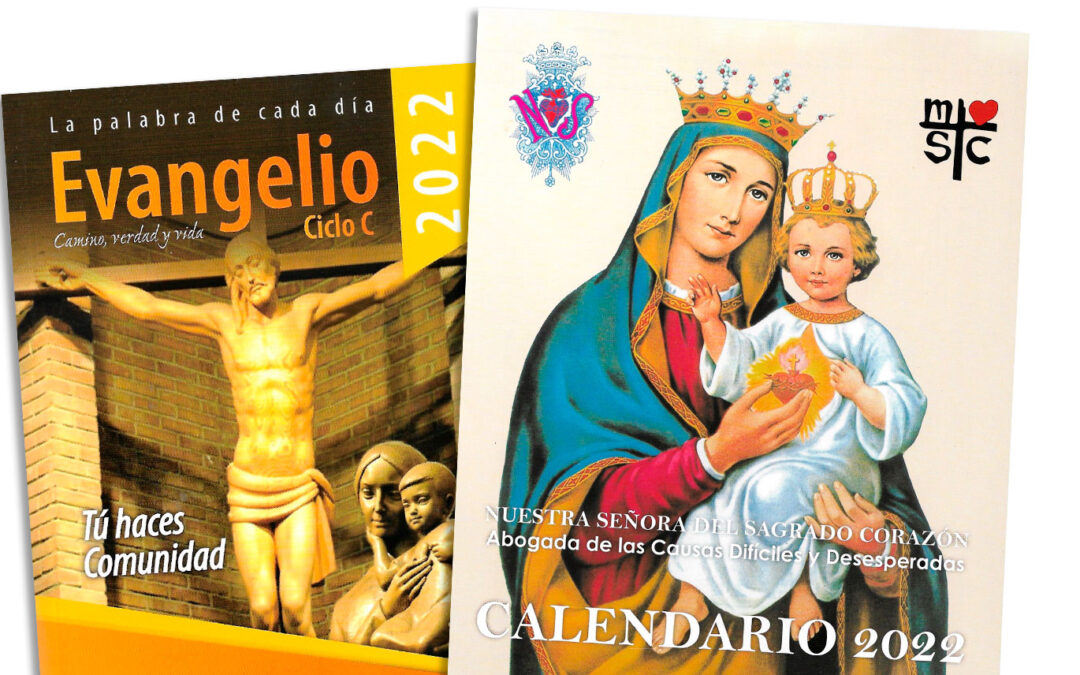 Evangelios y Calendarios 2022 - Parroquia Nuestra Señora del Sagrado Corazón