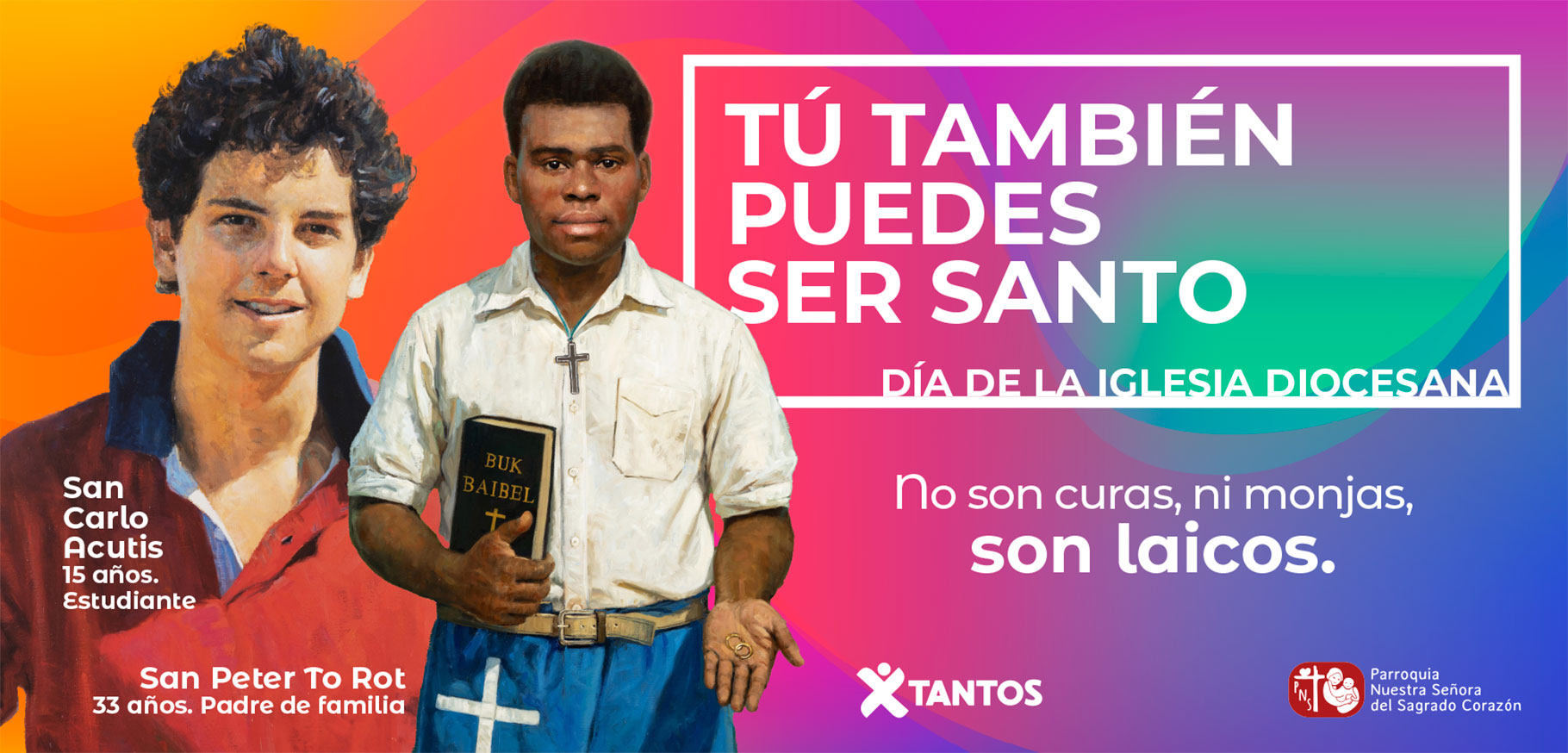 Día de la Iglesia diocesana 2025. Peter To Rot. Carlo Acutis.